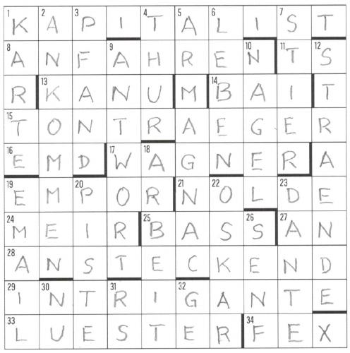 Zeitraffer Kreuzwortrtsel Lsung